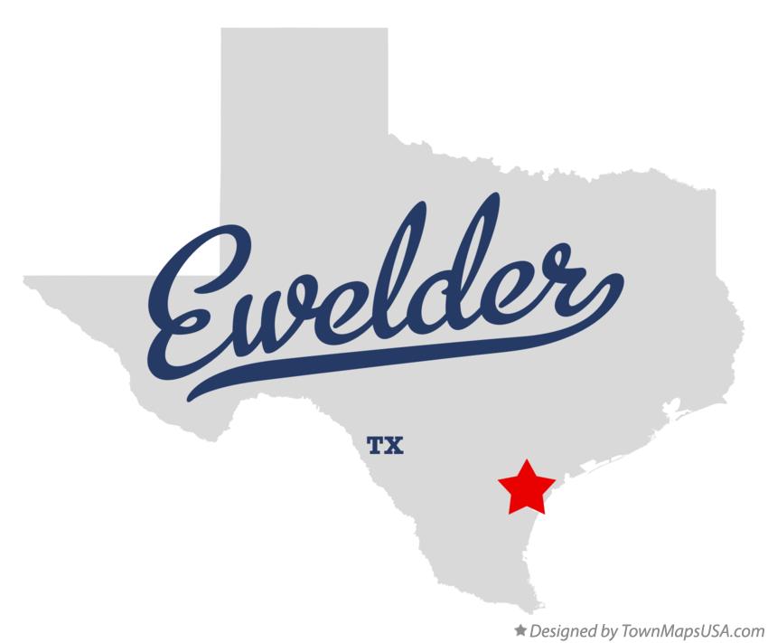 Map of Ewelder Texas TX