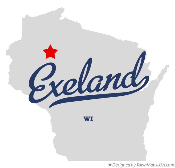 Map of Exeland Wisconsin WI