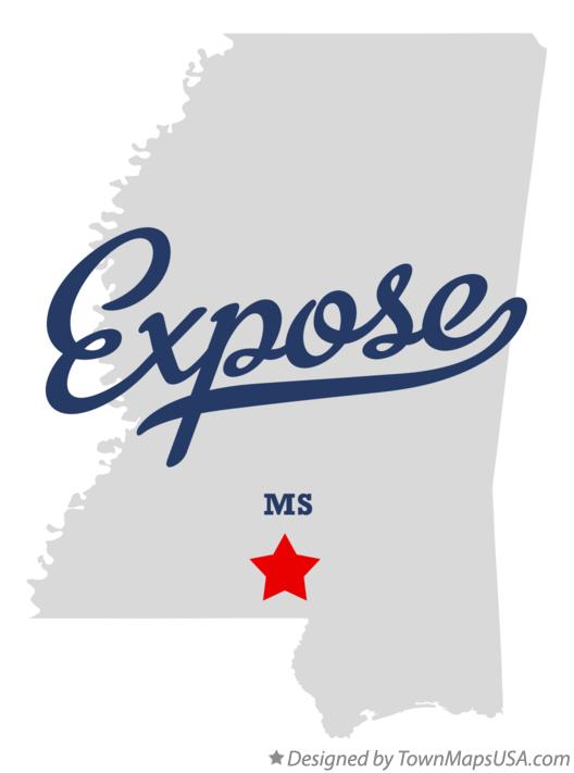 Map of Expose Mississippi MS