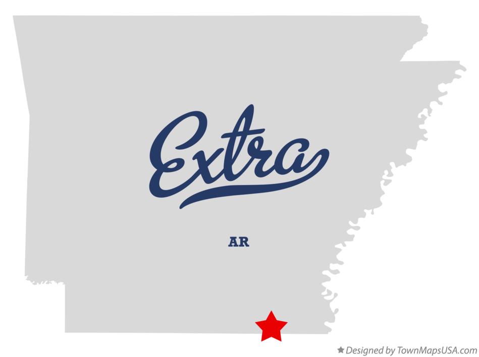 Map of Extra Arkansas AR