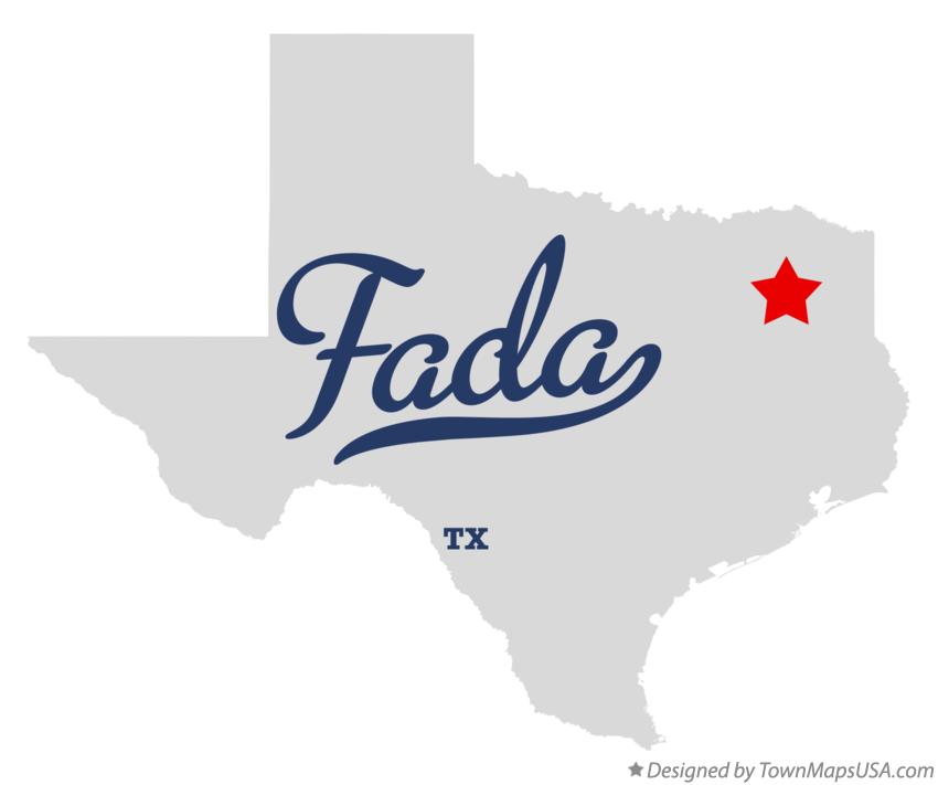 Map of Fada Texas TX