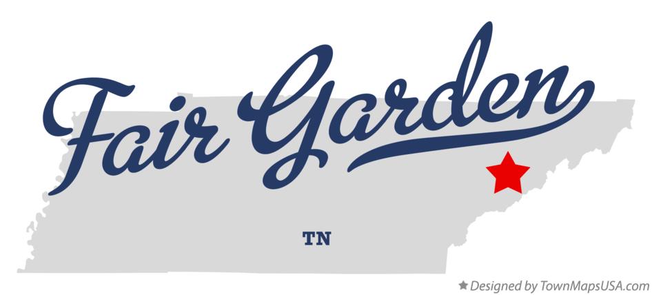 Map of Fair Garden Tennessee TN