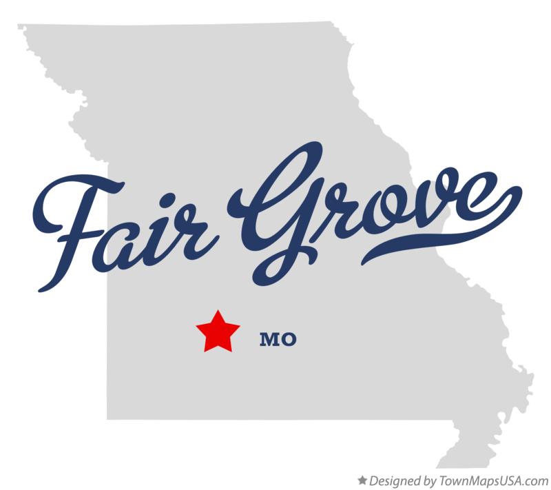 Map of Fair Grove Missouri MO