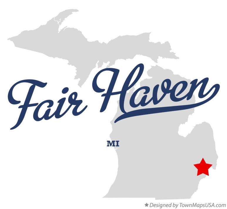 Map of Fair Haven Michigan MI