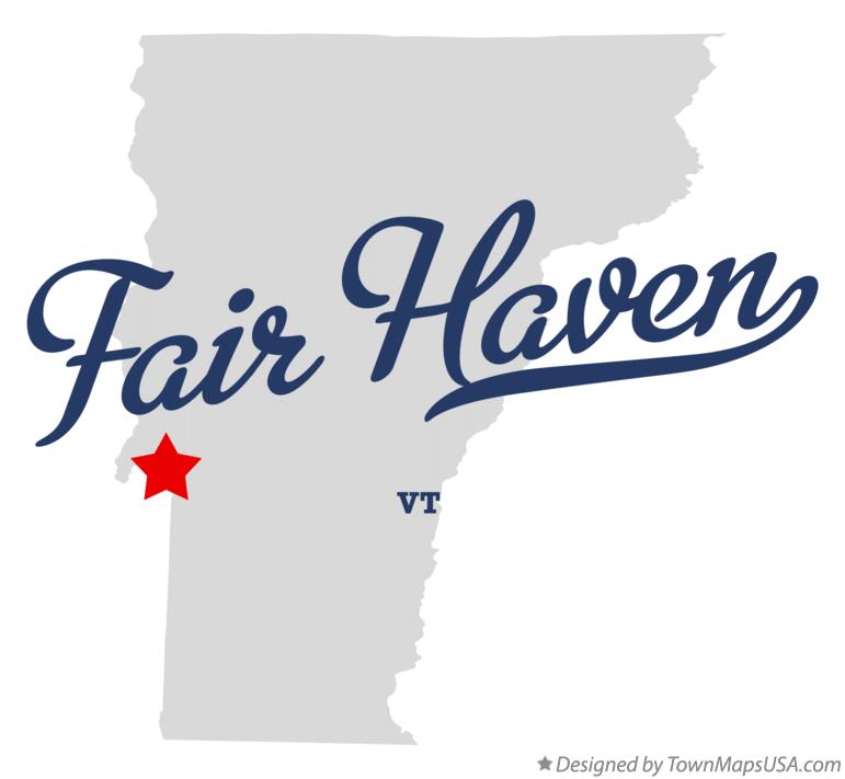 Map of Fair Haven Vermont VT