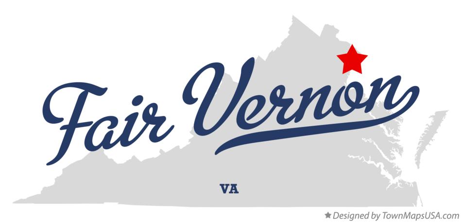 Map of Fair Vernon Virginia VA