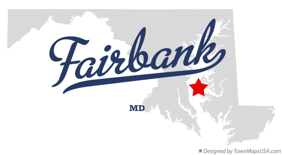 Map of Fairbank Maryland MD