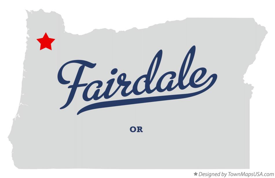 Map of Fairdale Oregon OR
