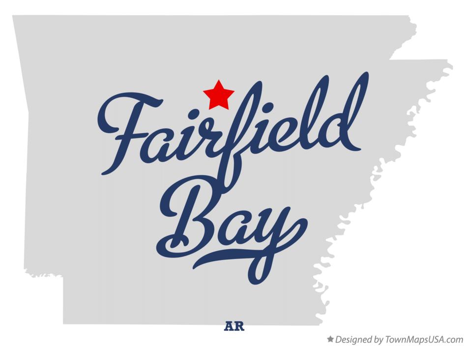 Map of Fairfield Bay Arkansas AR