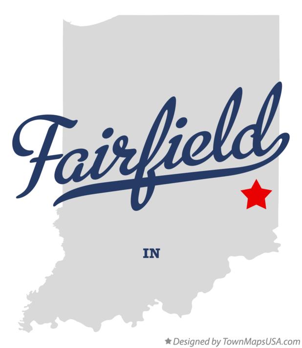 Map of Fairfield Indiana IN