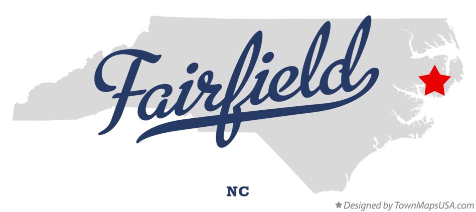 Map of Fairfield North Carolina NC