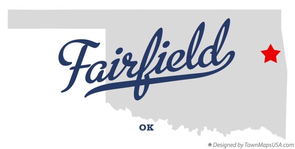 Map of Fairfield Oklahoma OK