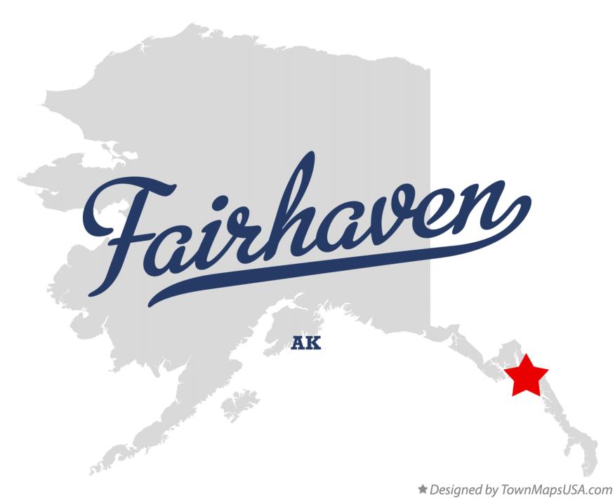 Map of Fairhaven Alaska AK