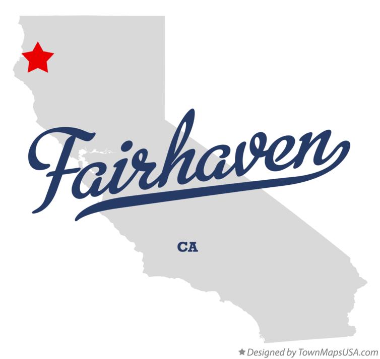 Map of Fairhaven California CA