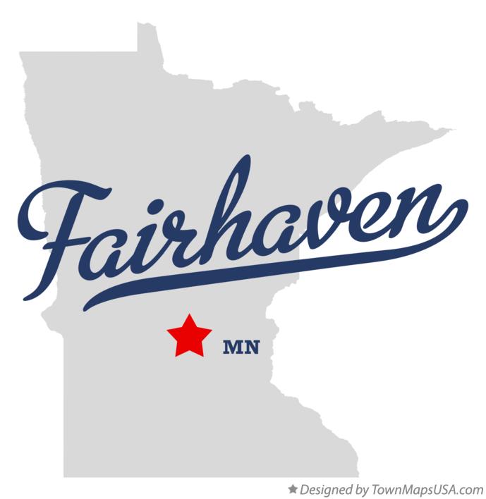 Map of Fairhaven Minnesota MN
