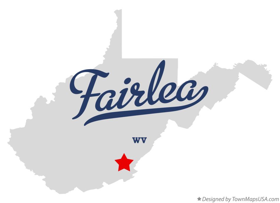 Map of Fairlea West Virginia WV