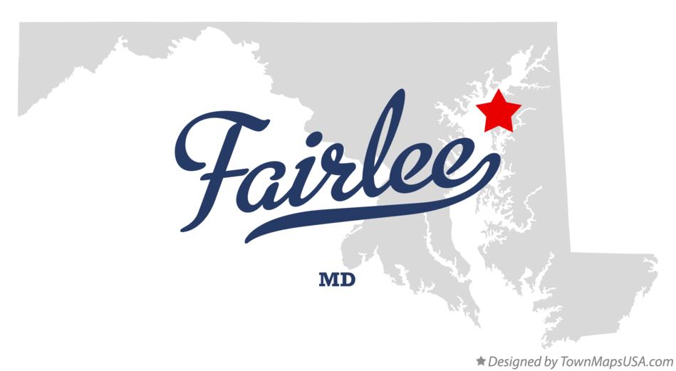 Map of Fairlee Maryland MD