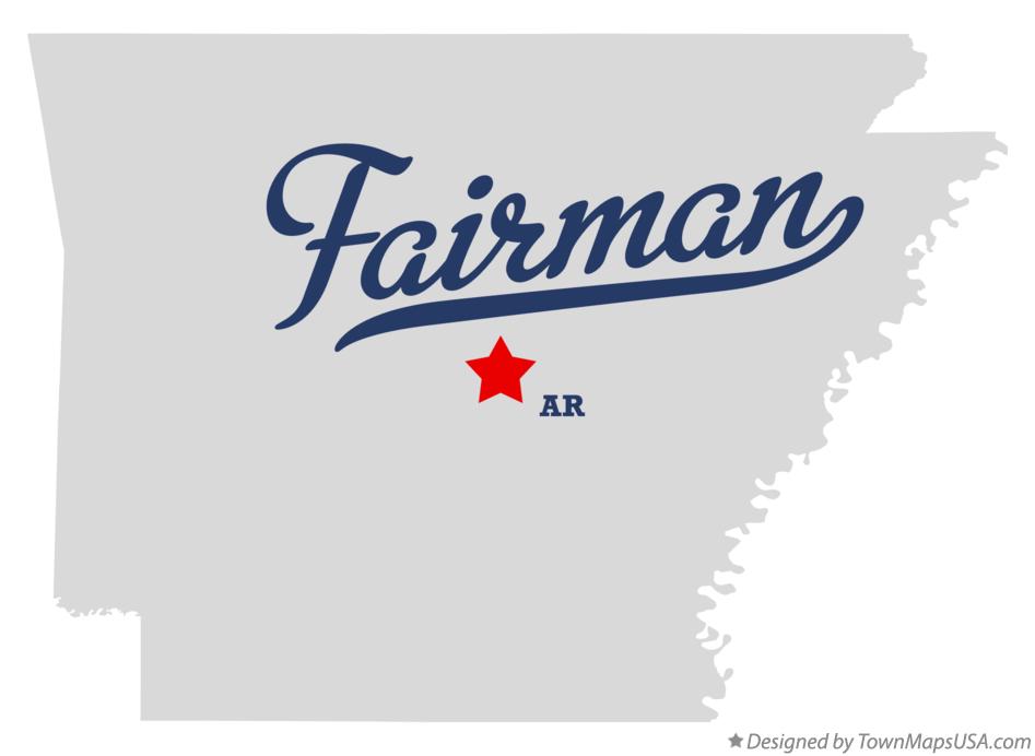 Map of Fairman Arkansas AR