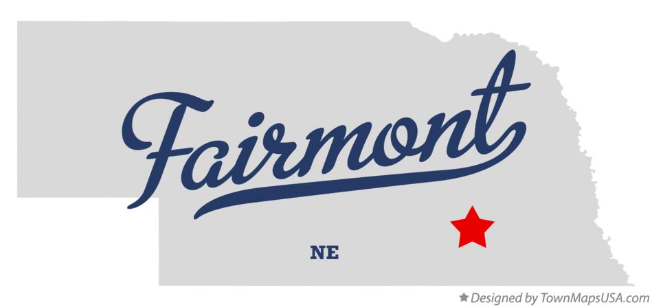 Map of Fairmont Nebraska NE