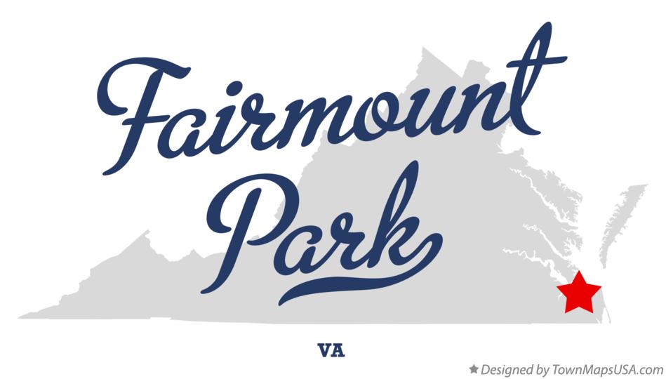 Map of Fairmount Park Virginia VA