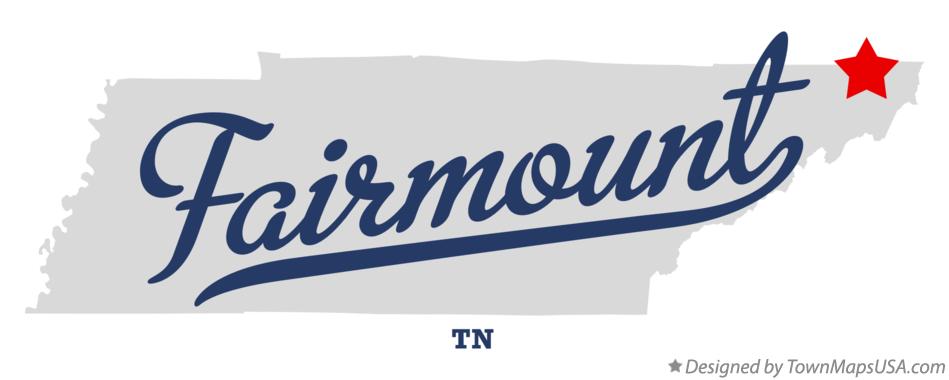 Map of Fairmount Tennessee TN
