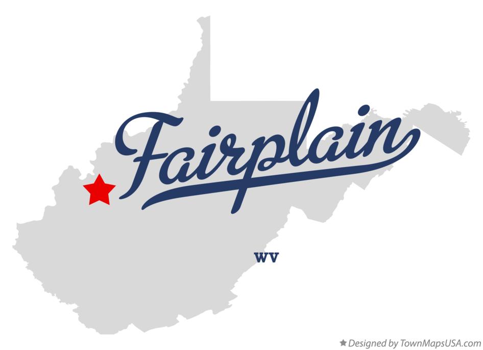 Map of Fairplain West Virginia WV