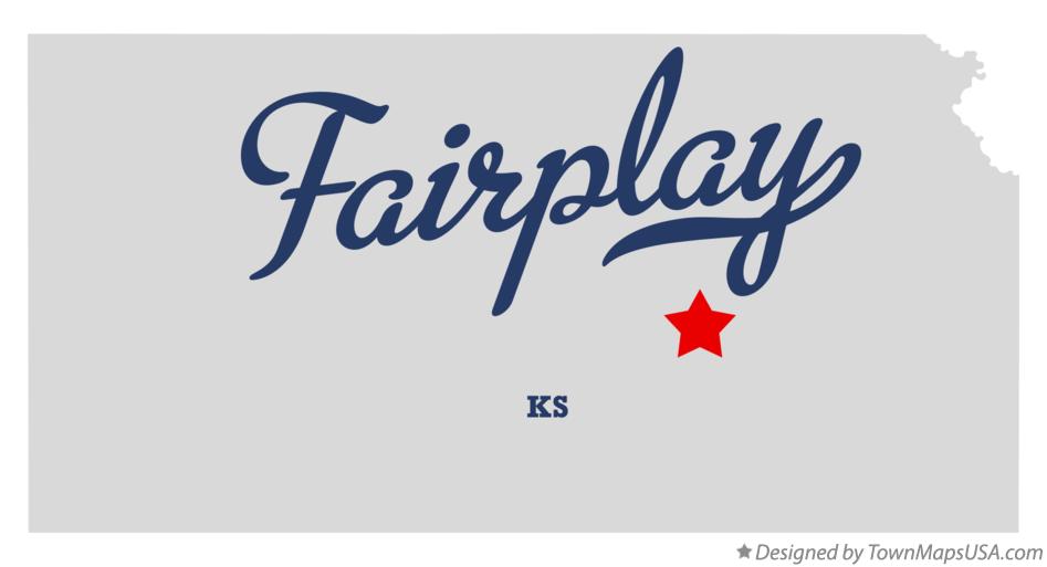 Map of Fairplay Kansas KS
