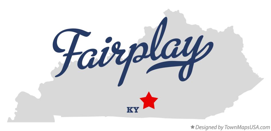 Map of Fairplay Kentucky KY