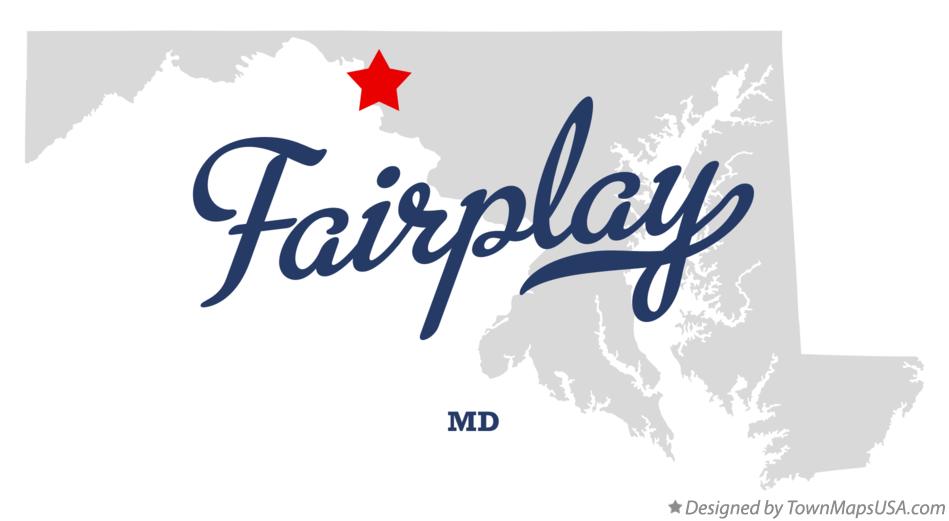 Map of Fairplay Maryland MD