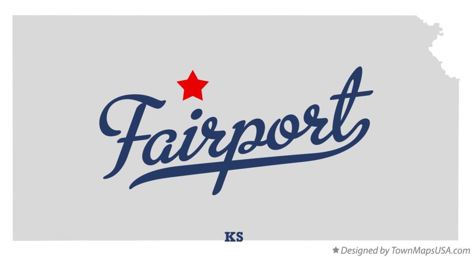 Map of Fairport Kansas KS
