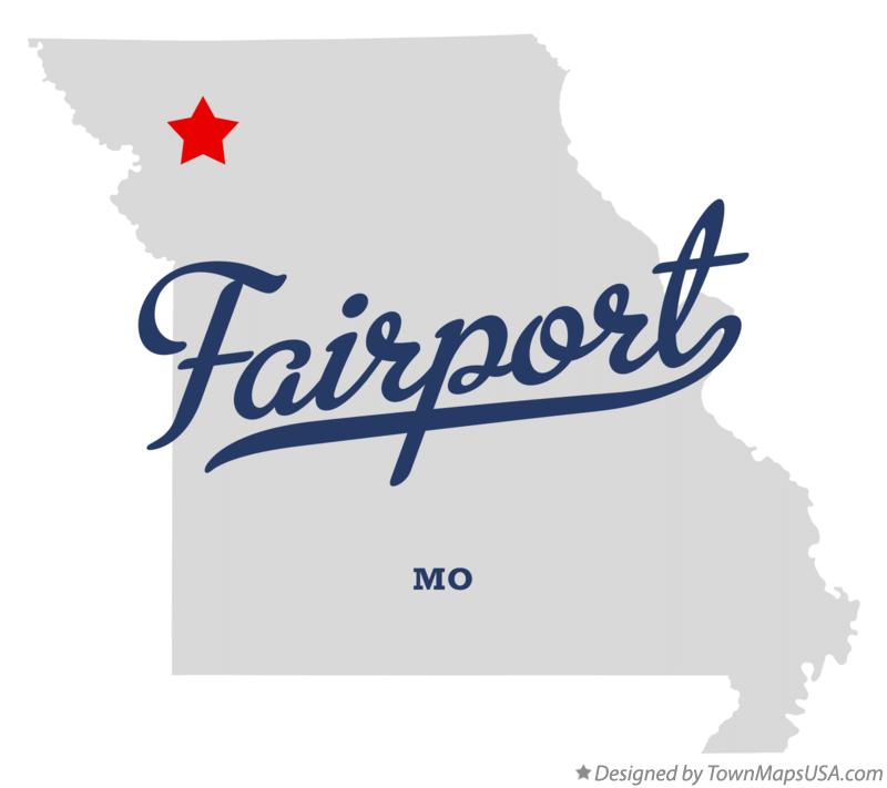 Map of Fairport Missouri MO