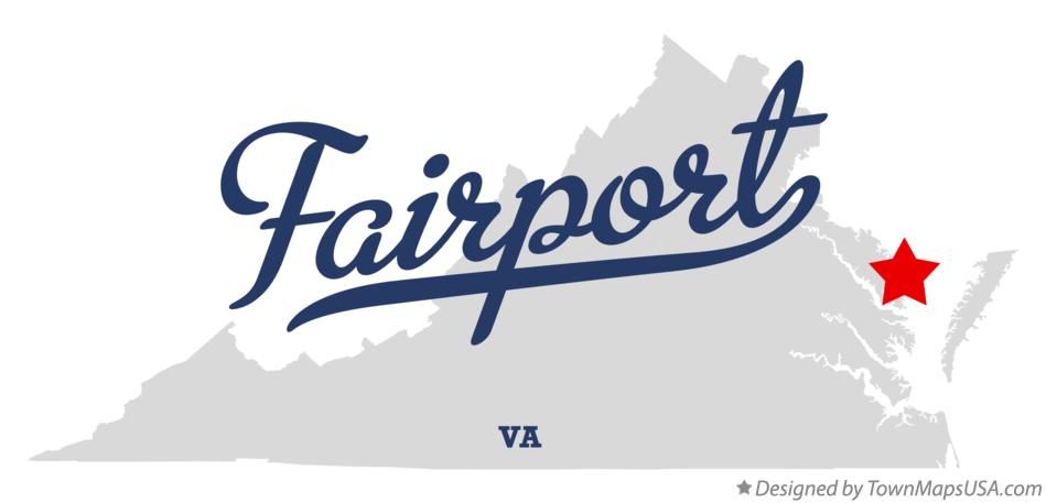 Map of Fairport Virginia VA