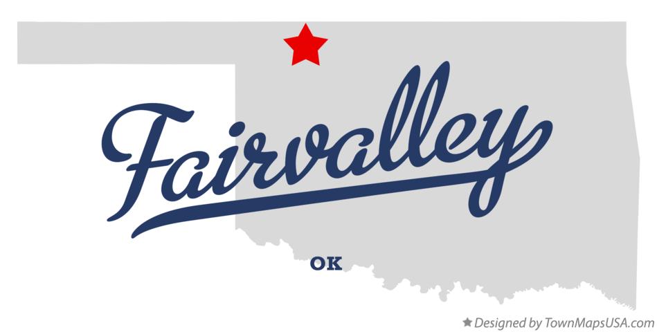 Map of Fairvalley Oklahoma OK