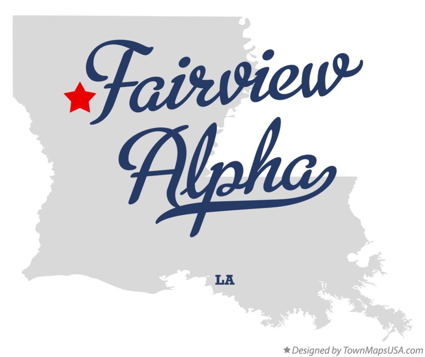 Map of Fairview Alpha Louisiana LA