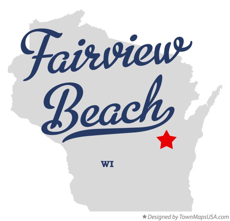 Map of Fairview Beach Wisconsin WI
