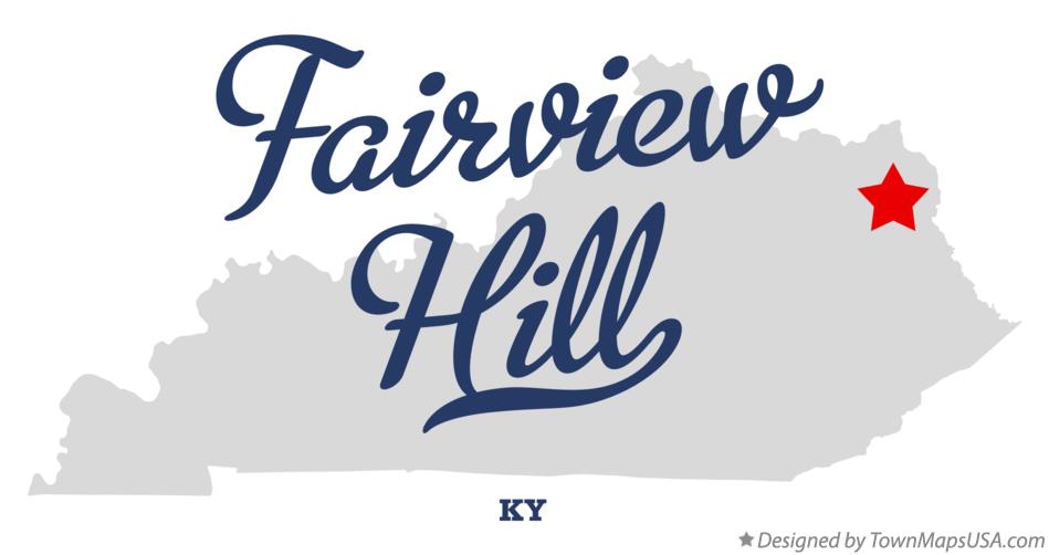 Map of Fairview Hill Kentucky KY