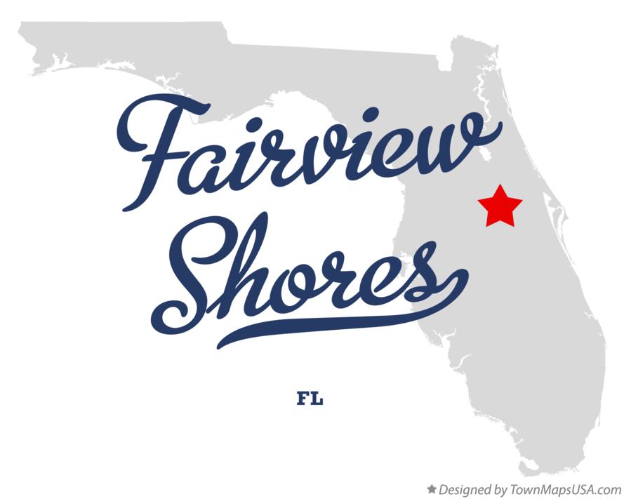 Map of Fairview Shores Florida FL