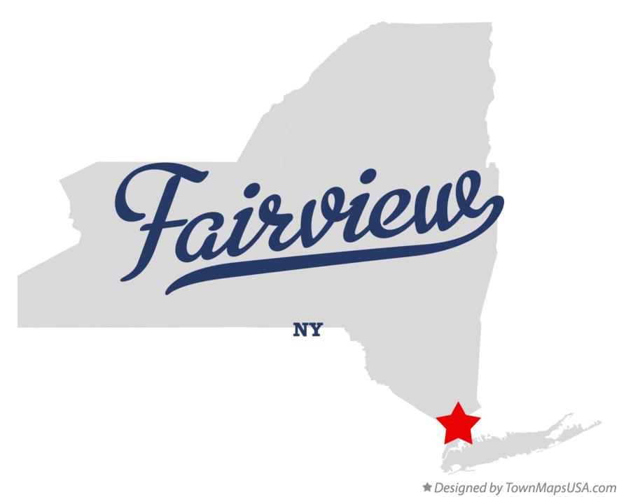Map of Fairview New York NY