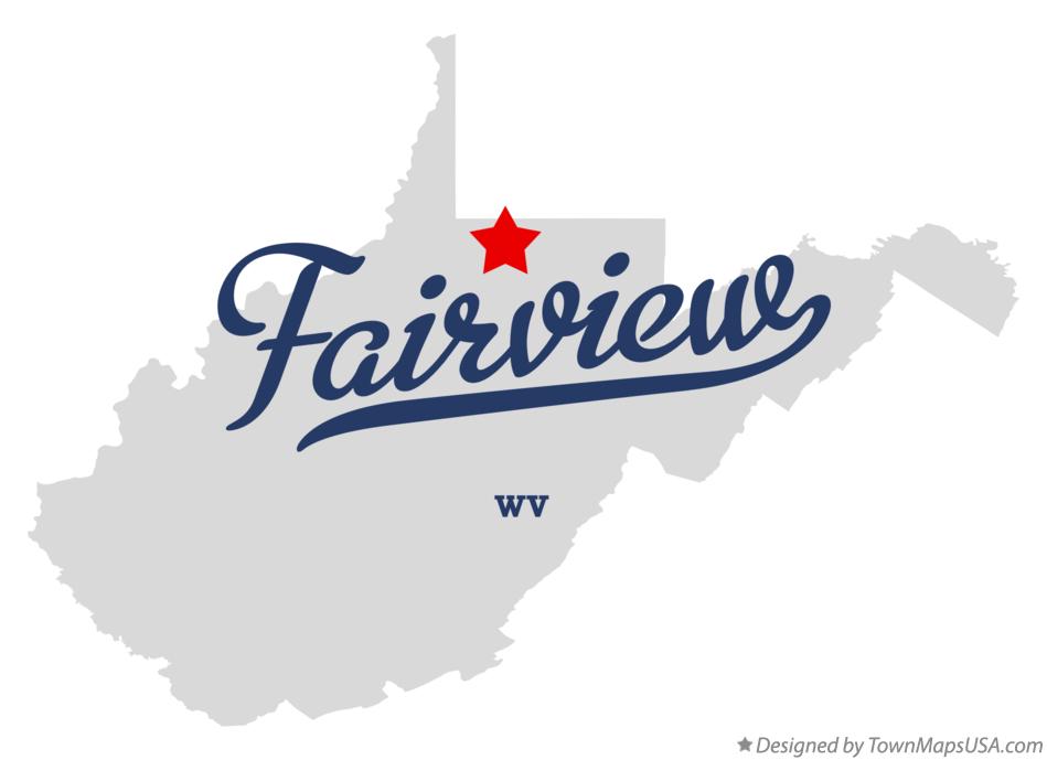 Map of Fairview West Virginia WV