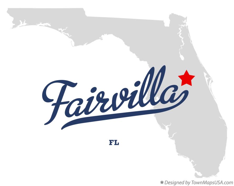 Map of Fairvilla Florida FL