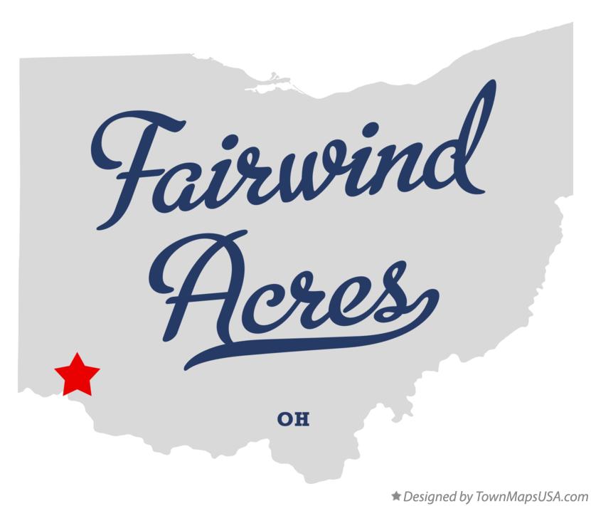Map of Fairwind Acres Ohio OH