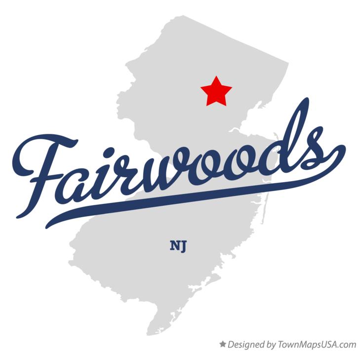 Map of Fairwoods New Jersey NJ