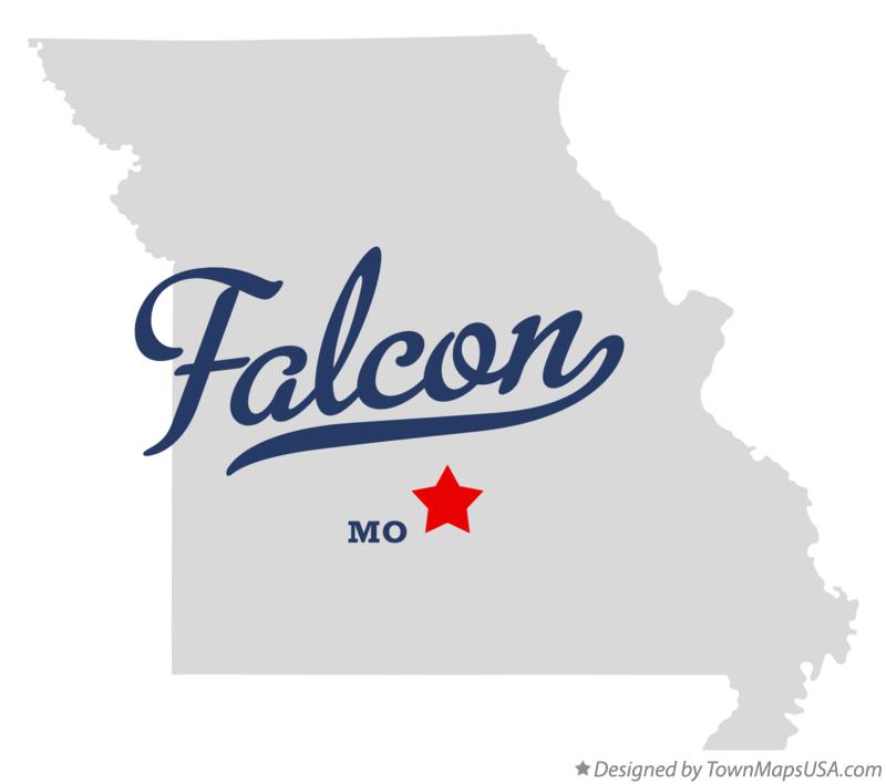Map of Falcon Missouri MO