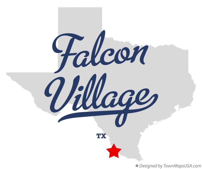 Map of Falcon Village Texas TX