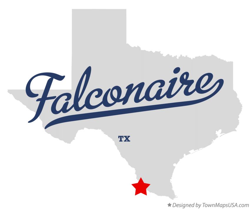 Map of Falconaire Texas TX