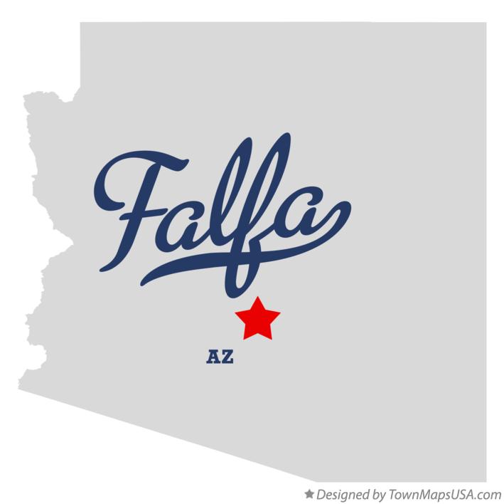 Map of Falfa Arizona AZ
