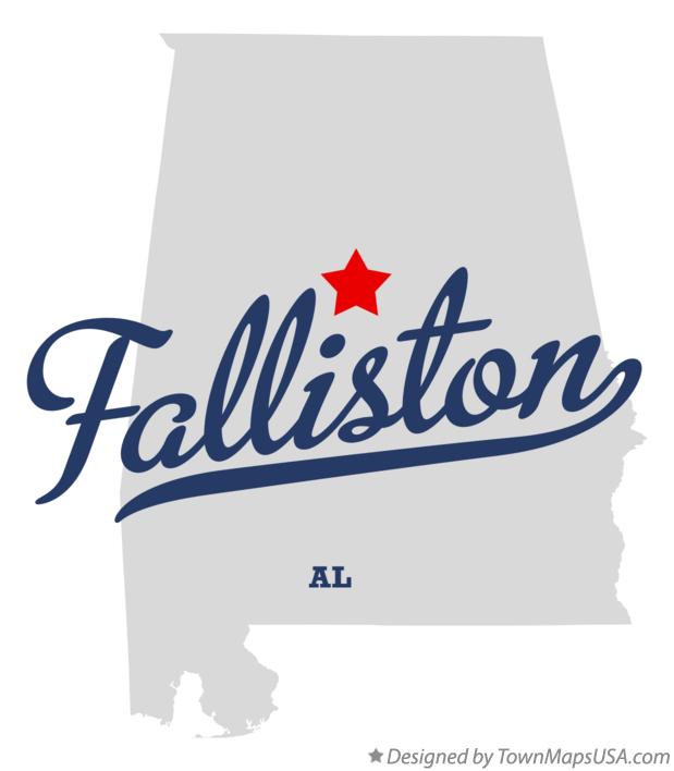 Map of Falliston Alabama AL