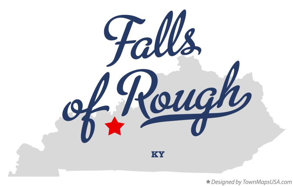 Map of Falls of Rough Kentucky KY