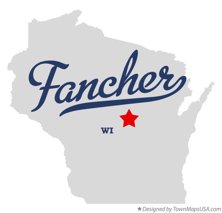 Map of Fancher Wisconsin WI