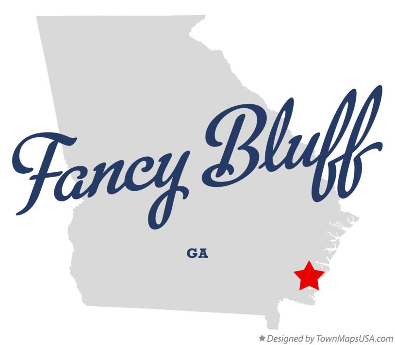 Map of Fancy Bluff Georgia GA
